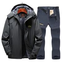 Gambar Ski Suit For Men Snow Jacket Pants Sets Winter Warm Skiing Snowbo dari Campaign Id undefined 4 Tokopedia