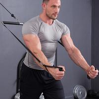 Gambar Tricep Rope Straight Bar Cable Machine Fitness Equipment Pull Dow dari Damai Area3 undefined 5 Tokopedia