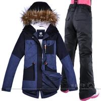 Gambar Gsou Snow Brand Women Ski Suit Snowboard Jacket Pant Skiing Suit dari Totoro Starr undefined 3 Tokopedia