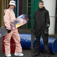 Gambar 2020 New Ski Suit Women Jumpsuit Snowboard Jacket Winter Outerwea dari Damai Area3 undefined 4 Tokopedia