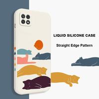 Gambar Creative Rainbow Cat Phone Case For Samsung Galaxy A22 A12 4G 5G Soft dari RN&#39; Chase Official undefined 2 Tokopedia