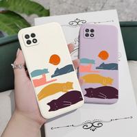 Gambar Creative Rainbow Cat Phone Case For Samsung Galaxy A22 A12 4G 5G Soft dari RN&#39; Chase Official undefined 4 Tokopedia