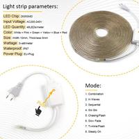 Gambar LAMPU LED 10M RGB SELANG STRIP 220V 8M WARNA WARNI 10 METER HIAS dari Rani kartini undefined 3 Tokopedia