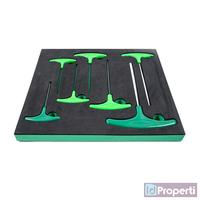 Gambar Tekiro Eva Kunci Tipe L Model T 7pcs Set Perkakas Mekanik Bengkel Tool dari IDProperti undefined 4 Tokopedia