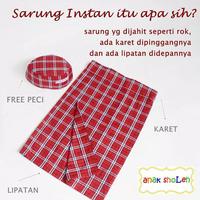 Gambar Sarung instan anak 1-7tahun (sarung rok+peci) dari surga-1 undefined 3 Tokopedia