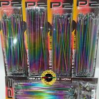 Gambar ruji jari jari pelangi/ruji spak racak rainbow dari Cimalayansell undefined 2 Tokopedia