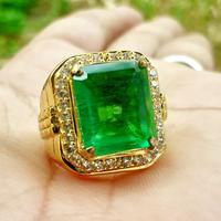 Gambar Cincin Batu Zamrud Kalimantan Asli Natural dari JENYA CE undefined 2 Tokopedia
