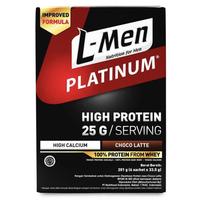 Gambar PTR L-men PLATINUM HIGH PROTEIN 25gr/serving LMEN isi 6 sachet / 6 pcs dari Gainara shopp undefined 2 Tokopedia