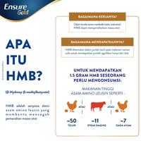 Gambar Ensure Gold Hmb Gandum 380 G - Nutrisi Dewasa Rendah Laktosa - 2 Pcs dari TOKO BUCIN STAR undefined 1 Tokopedia