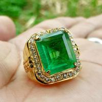 Gambar Cincin Batu Zamrud Kalimantan Asli Natural dari JENYA CE undefined 3 Tokopedia