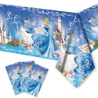 Gambar Cinderella Party Supplies Paper Cups Plates Napkins Tablecloth dari bismilah cel undefined 5 Tokopedia