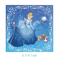 Gambar Cinderella Party Supplies Paper Cups Plates Napkins Tablecloth dari bismilah cel undefined 4 Tokopedia