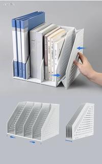 Gambar Folder Storage Box Vertical Bookshelf Desktop Office Supplies Book dari muskellunge undefined 5 Tokopedia