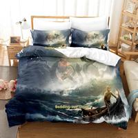 Gambar Lost In Blue Bedding Set Single Twin Full Queen King Size Bed Set dari Gieun ID undefined 4 Tokopedia