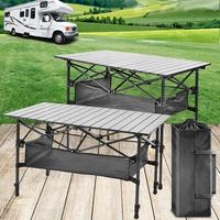 Gambar 120/95Cm Camping Folding Table Outdoor Furniture Aluminum Collapsible dari parsonage undefined 2 Tokopedia