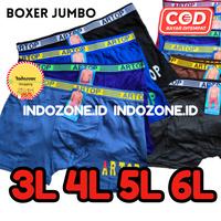 Gambar 6Pcs Celana Dalam Boxer Pria Cowok Ukuran BIG SIZE 5L 6L Jumbo ARTOP - 3 PCS, XXL/3L dari indozone undefined 2 Tokopedia