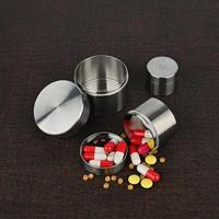 Gambar Stainless Steel Pill Case Portable Pill Storage Containers Travel dari Bria Wood undefined 1 Tokopedia