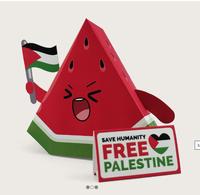 Gambar Semangka Free Palestina papercraft miniatur action figure diy dari Han Craft Indonesia undefined 2 Tokopedia