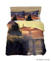 Gambar 3D Printed Polyester Cotton 3 Piece Bedding Set Color Personality dari Gieun ID undefined 1 Tokopedia