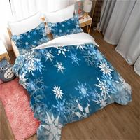 Gambar Winter Snowflake Duvet Cover Set King Queen Merry Xmas Bedding Se dari Gieun ID undefined 2 Tokopedia