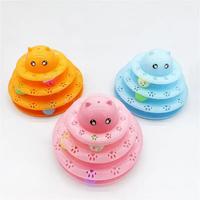 Gambar Cat Toy Pet Supplies Interactive Tower Cat Turntable Toy Track Ca dari Brynna Aurora undefined 4 Tokopedia