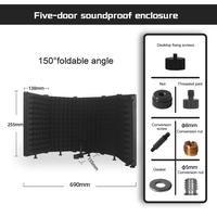 Gambar Recording Microphone Wind Screen Shield Board Sound-absorbing Cover dari Harjaya Mall undefined 3 Tokopedia