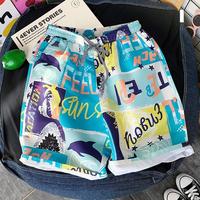 Gambar Men Clothing Casual Printed Short Beach Trendy Pants dari laelahade undefined 1 Tokopedia
