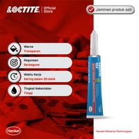 Gambar Henkel LOCTITE 454 Lem Super Glue 20 gr + LB ML-11 + Car Charger dari LOCTITE Indonesia undefined 4 Tokopedia