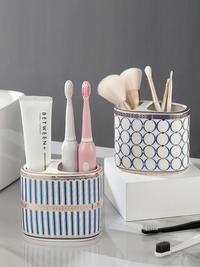 Gambar Light Luxury Nordic Bathroom Accessories Set Ceramic Toothpaste dari psychoanalyzer undefined 1 Tokopedia