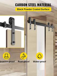 Gambar 9Ft Wood Sliding Barn Door Hardware Slides Kit Door Slide dari echinodermic undefined 5 Tokopedia