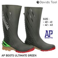 Gambar Ap Boots Sepatu Boot Proyek Tukang Bangunan Safety Ultimate Green 2015 dari Glycine Id undefined 3 Tokopedia