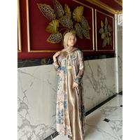 Gambar Pakaian wanita gamis abaya muslim kondangan lebaran outer premium - rose gold, all size dari Bharatabatik99 undefined 5 Tokopedia