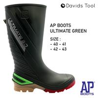 Gambar Ap Boots Sepatu Boot Proyek Tukang Bangunan Safety Ultimate Green 2015 dari Glycine Id undefined 2 Tokopedia