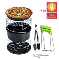 Gambar SM Set Aksesoris Air Fryer for Gowise Phillips Cozyna 7 PCS N3BK Black dari CV SHAKEENA MITRA undefined 1 Tokopedia
