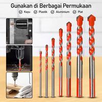 Gambar Mata Bor Kayu Plastik Aluminium Dan Plat HSS Twist Drill dari Gubuk Perkakas undefined 4 Tokopedia