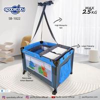 Gambar NEW PRODUCT BOX BAYI SPACEBABY SB 1822 | TEMPAT TIDUR ANAK RUANI - Biru dari RUANI CELL889 undefined 2 Tokopedia