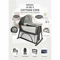 Gambar NEW PRODUCT BABYDOES CH - ZK 1692 SN 4 IN 1 COTTAGE CRIB / BABY BOX - Grey ( abu abu) dari RUANI CELL889 undefined 1 Tokopedia