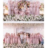 Gambar PAKET BRIDESMAID LENGKAP + PAPER BAG+CARD BY REQ - Rose(Velvet), 2meter dari nawangshopp undefined 1 Tokopedia