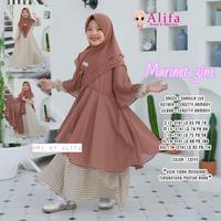 Gambar (gamis anak /dress perempuan/cewek) relia marinet alifa gamis free dari TokoBajuterkinikeren undefined 3 Tokopedia