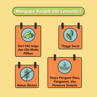 Gambar 3 Pcs Lemonilo Chimi Ubi Jagung Balado 45g dari Yuhinagyu undefined 2 Tokopedia