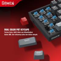Gambar GAMEN Titan V Lite Series Mechanical Keyboard Gaming - BLUE SWITCH dari Donatur official store undefined 2 Tokopedia