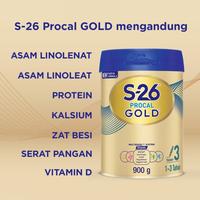 Gambar BIG SALE S26 S-26 Procal GOLD Tahap 3 900gr Susu Anak Usia 1-3tahun dari Harmoni Kue Mart undefined 3 Tokopedia