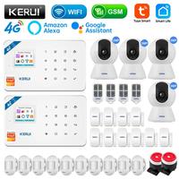 Gambar Kerui W184 Tuya Smart Home Gsm 4G Wifi Security Protection Alarms dari Chikao Amida undefined 2 Tokopedia