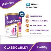 Gambar Pediasure Classic Milky 400 G (1-10Th) - Nutrisi Pertumbuhan - 2 Pcs dari warung jantan16 undefined 5 Tokopedia