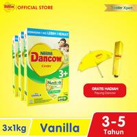 Gambar BARANG TERLARIS NESTLE DANCOW 3+ VANILA SUSU ANAK 3-5 TAHUN 1KG X 3PCS dari toko casafh undefined 5 Tokopedia