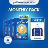 Gambar BARANG TERLARIS NESTL LACTOGROW 3 PLAIN SUSU BOX 735G X 4PCS + TRAVEL dari toko casafh undefined 1 Tokopedia