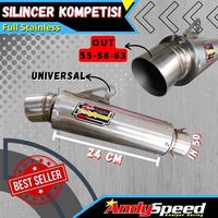 Gambar Silincer Bulat Kompetisi Stainless Andy Speed dari mari- undefined 1 Tokopedia