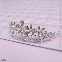 Gambar Hiasan Kepala Mahkota Pengantin Kristal Pernikahan TRP021 - Putih silver dari Lenka Wedding Shop undefined 5 Tokopedia