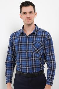 Gambar CDL Kemeja Lengan Panjang Slim Fit Pria H0205J02A - XL, Blue dari Cardinal Brand undefined 1 Tokopedia