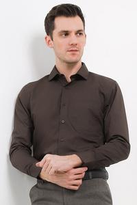 Gambar CDL Kemeja Lengan Panjang Slim Fit Pria I0249J03H - L, Brown dari Cardinal Brand undefined 1 Tokopedia